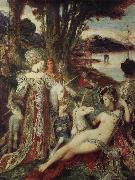 Gustave Moreau The unicorn oil painting